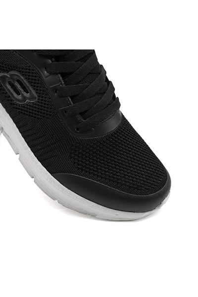 Tmall Pantofi sport de barbati, usori,din material textil,B4017,Negru cu Alb