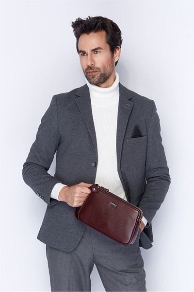 Aka Leather Claret Red Handbag 117 70
