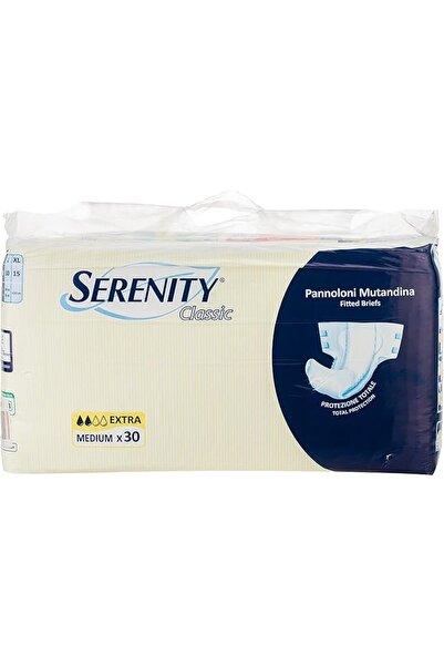 Serenity سراويل داخلية كلاسيكية ملائمة مقاس متوسط جدًا (30 قطعة)