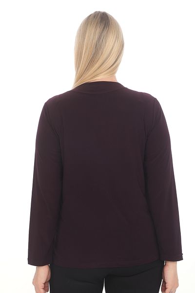 TRENDSE 2-piece lookinG Stoned Beaded Mother's Blouse - Stylish and EveninG Dress