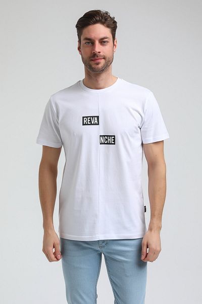NEW WORLD POLO Crew Neck White Slim Fit T-Shirt 23SSM20289
