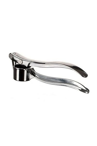 Depox Garlic Press, Metal, 15.5 Cm, Silver