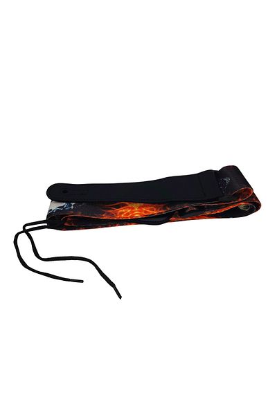 Depox Ideallstore® Guitar Strap, Skull Sound, Nylon, 155 Cm, Black