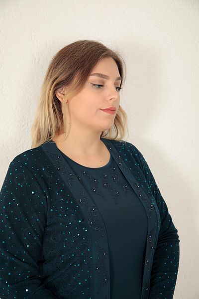TRENDSE EVENING DRESS TWO SUITS UNDERWEAR AND OUTER STYLISH MOTHER'S TWO SUITS