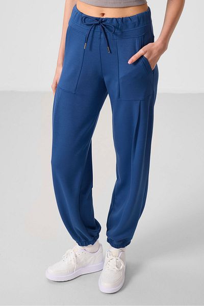TOMMY LIFE Pantaloni de damă Parlament cu textura moale, cu buzunare, formă confortabilă - 94672