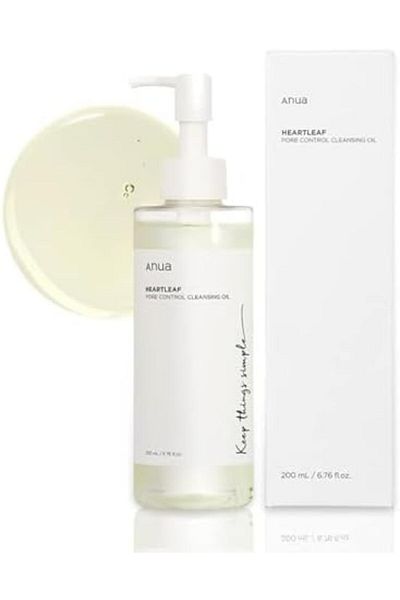 ANUA Original Heartleaf Pore Controlling Cleansing Oil Korean Facial Cleanser, Daily Blackhead Remov