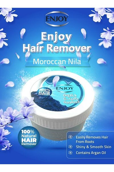 Enjoy Hair Remover with Moroccan Nila 400g – Fast, Smooth & Long-Lasting Hair Removal