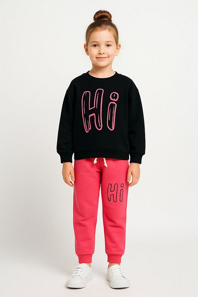 Soft kids Hi Printed Seasonal Top and Bottom Set