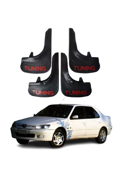 SONİKON LİNE Peugeot 306 Sd Tuning Written Compatible with All Cases 4-Piece Dust Cover Mudguard Mudguard Modified