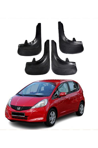 SONİKON LİNE Honda Jazz 2009-2015 Compatible 4-Piece Dust Cover Mudguard Mudguard Modified