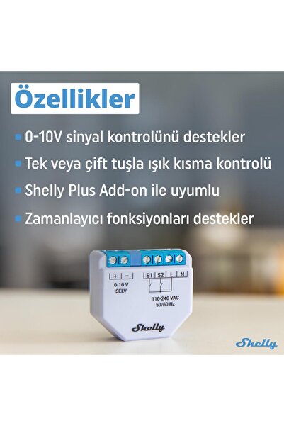 Shelly Plus 0-10V Dimmer Röle