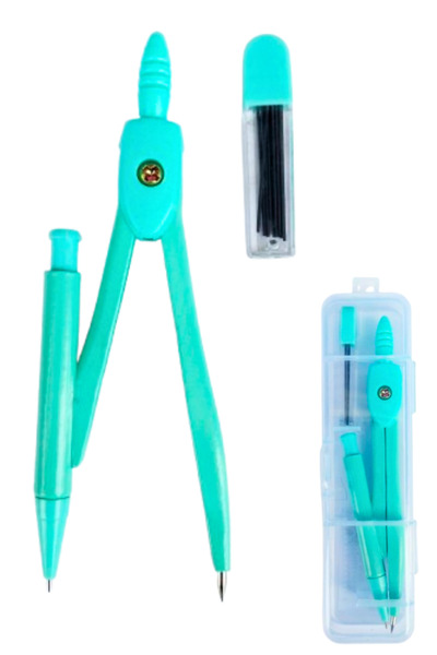 Glanart 0,7 uçlu metal pergel seti basmalı uç sistemi kutulu