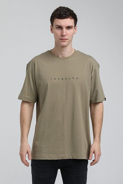 NEW WORLD POLO Crew Neck Light Khaki Slim Fit T-Shirt 23SSM20334