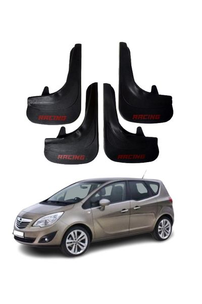 SONİKON LİNE Opel Meriva Compatible Racing Written 4-Piece Dust Cover Mudguard Mudguard Modified
