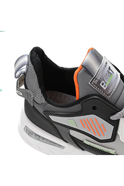 Tmall Men's sports shoes, Made of eco-leather, B4011, Gray