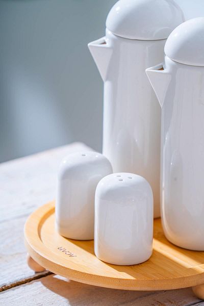 ACAR Pamira Oil Bowl, Vinegar Bowl and Spice Set
