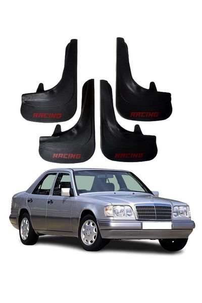 SONİKON LİNE Mercedes 200E Compatible Racing Written 4-Piece Dust Cover Mudguard Mudguard Modified