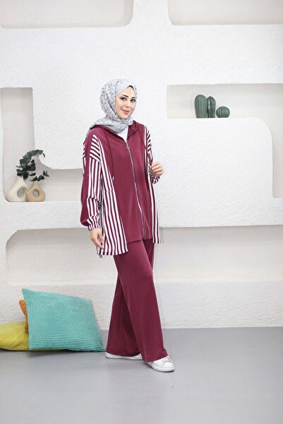 MERVE TESETTÜR Pantolonlu takım