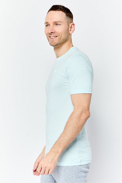 adidas Men Sportswear Fit Short Sleeve Outdoor T Shirt, Turquoise