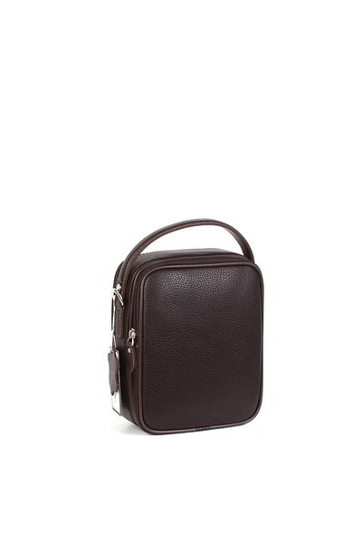 Aka Leather Brown Hand and Shoulder Bag 347 4