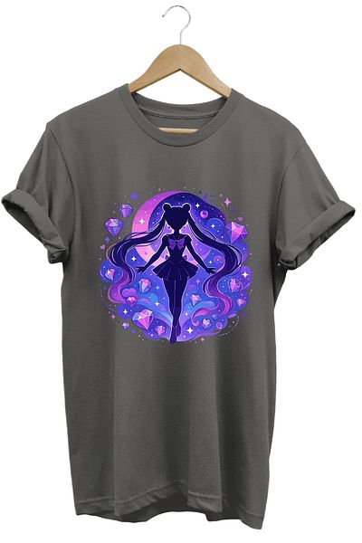 remonz Μπλουζάκι Unisex με στάμπα Sailor Moon |   100% βαμβάκι |   Επιλογή 9 χρωμάτων |   Μέγεθος S-3XL