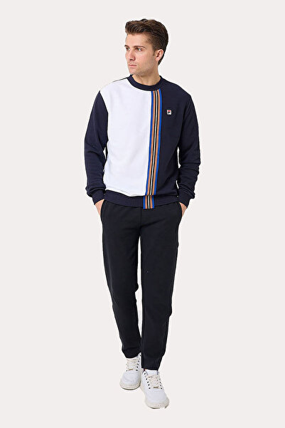 Fila Men's Crew Neck Sweatshirt Asymmetrical Tm 411155