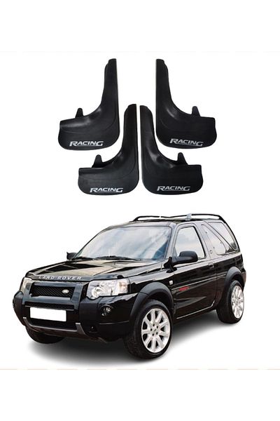 SONİKON LİNE Land Rover Freelander 1 Compatible Racing Written 4-Piece Dust Cover Mudguard Mudguard Modified