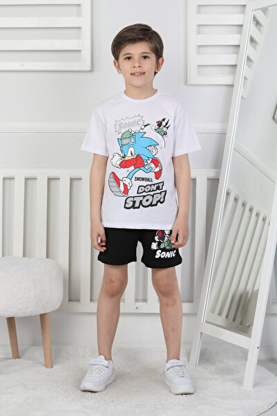 NEWKİDS 3-8 godina Sa printom karaktera dečački set sa šortama