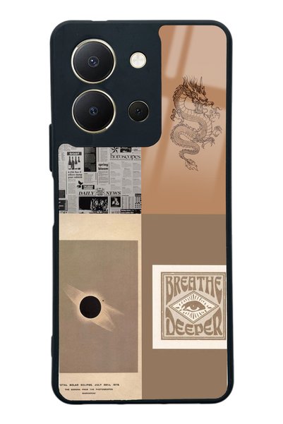 Spoyi Vivo Y36 Breathe Deeper Design Glossy Phone Case