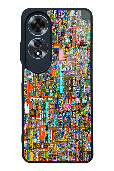 Spoyi Oppo A60 R/Place Hatıra Tasarımlı Glossy Telefon Kılıfı