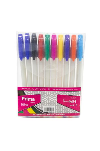 Prima Pen Colors Set 1.0mm - Box of 10 Pcs