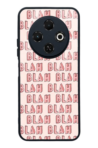 Spoyi غلاف هاتف لامع بتصميم Blah Blah لهاتف Tecno Spark 30C