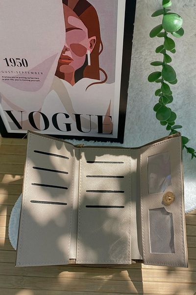Mazel Design Women's Zippered Wallet with Paper Money and Card Holder Compartments