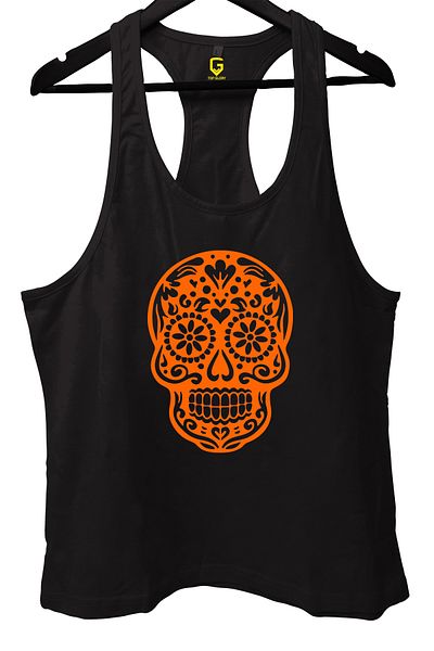 TOP GLORY Orbone Black Gym Fitness Tank Top Athlete Tank Top