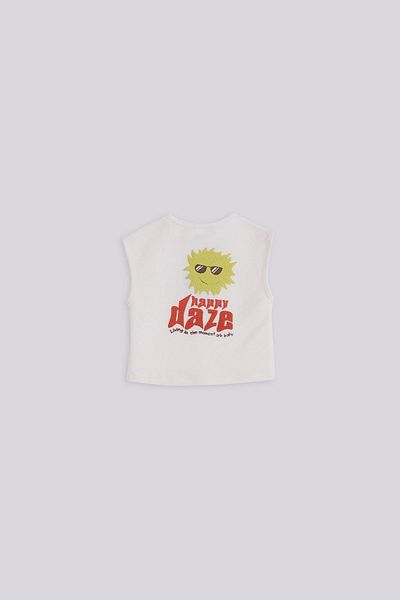 GB Baby Bg Store Baby Boy White Tank Top