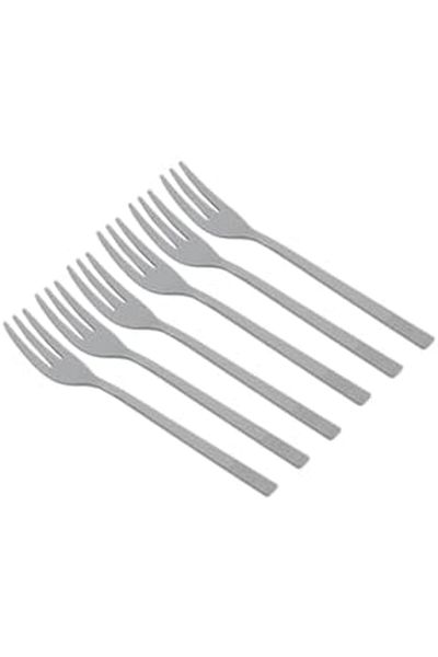 ALSAIF Al Saif Montana Design Stainless Steel Cake Fork Set, 6 Pieces