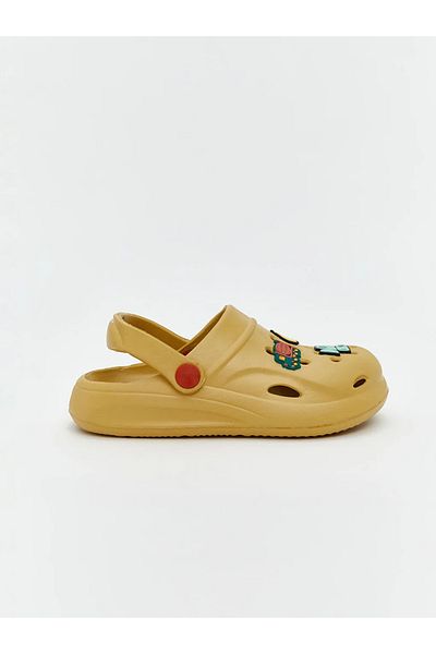 LC Waikiki LCW STEPS Sandale de plajă pentru băiat cu imprimeu galben