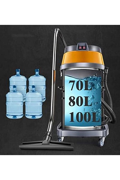 POWER INDUSTRIAL Vacuum Drum Vacuum Wet & Dry Cleaner 70L 3000W Removable & Washable Filter