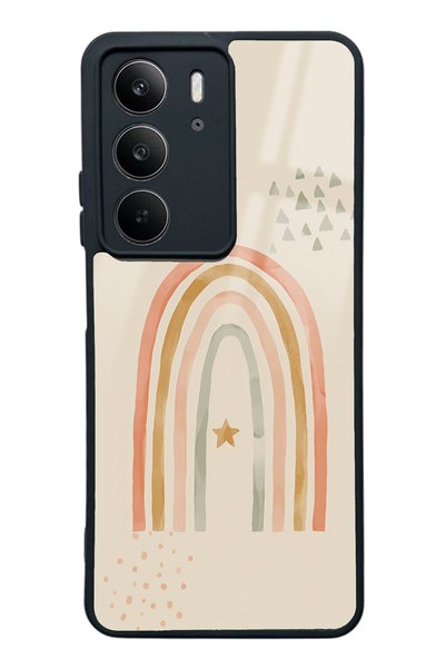 Spoyi Oppo Realme C75 Glossy Phone Case with Watercolor Art Design