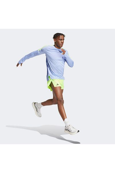 adidas Adizero Essentials Split Men's Green Running Shorts