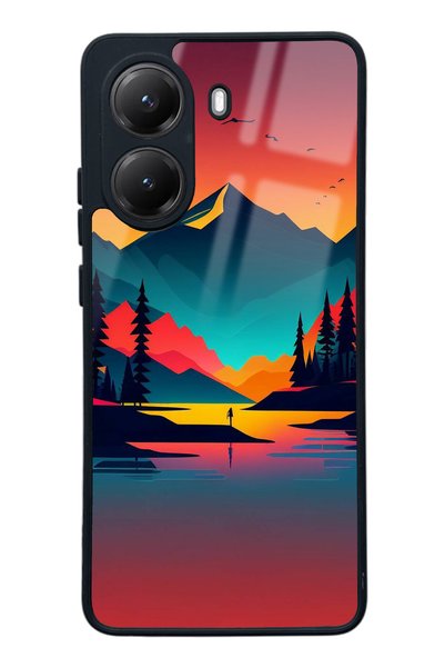 Spoyi Xiaomi Poco X7 Pro Sunset Design Glossy Phone Case