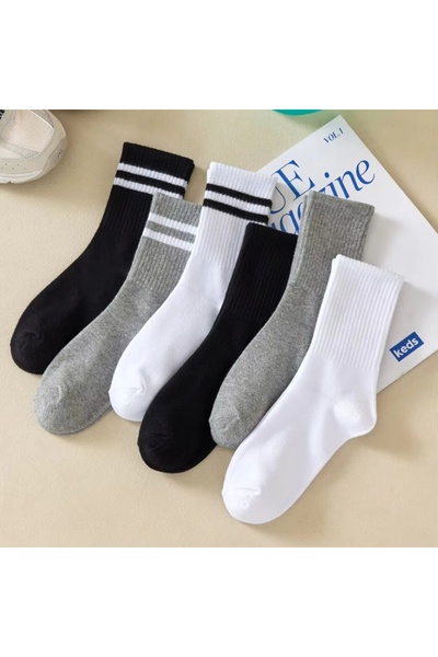 delis Set 6 perechi de sosete pentru dama, Multicolor, marime universala 35-39