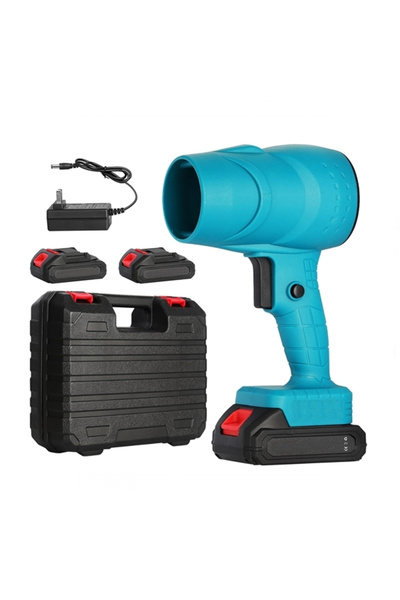 Depox Přenosný fukar, odstraňování vody, prachu a sněhu, 555 metrů krychlových, modrý