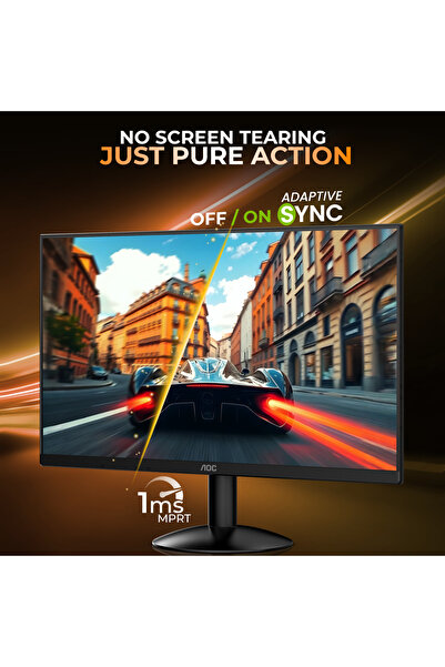 Aoc 22b30hm2 Gaming Monitor 22 Inch, Ips, Fhd 120hz O/C, Hdmi, Height, Tilt & Pivot Adjust Stand,