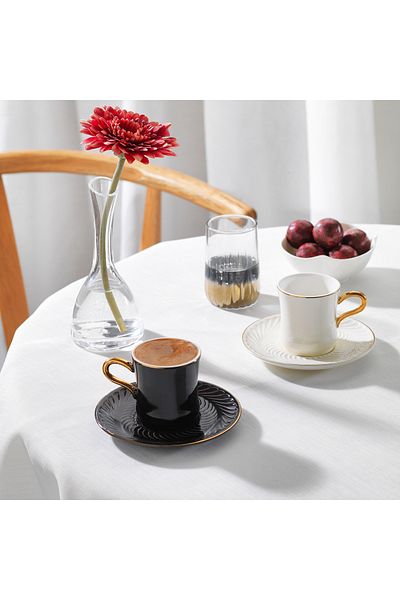 Schafer Glossy 2-Person Coffee Cup Set 4 Pieces-Asorti07