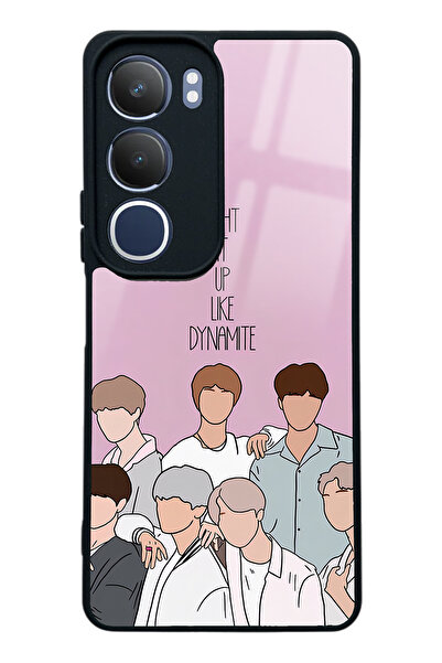Spoyi Vivo Y19s BTS K-Pop Tasarımlı Glossy Telefon Kılıfı