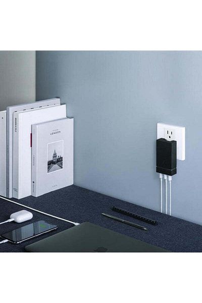 Native Union Smart 4 USB Charger International Fabric Slate