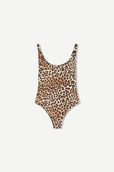 Bershka Büzgülü askılı body