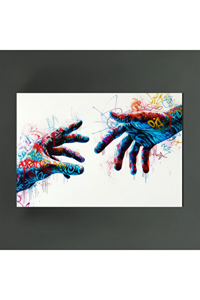 glassartdesign Mâini care nu au ajuns Pictură pe sticlă-Pictură modernă-Decor...