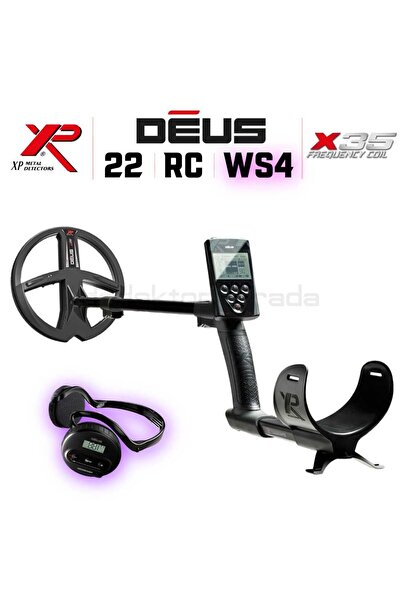 Deus Dedektör - 22,5cm X35 Başlık, WS4 Kulaklık, Ana Kontrol Ünitesi